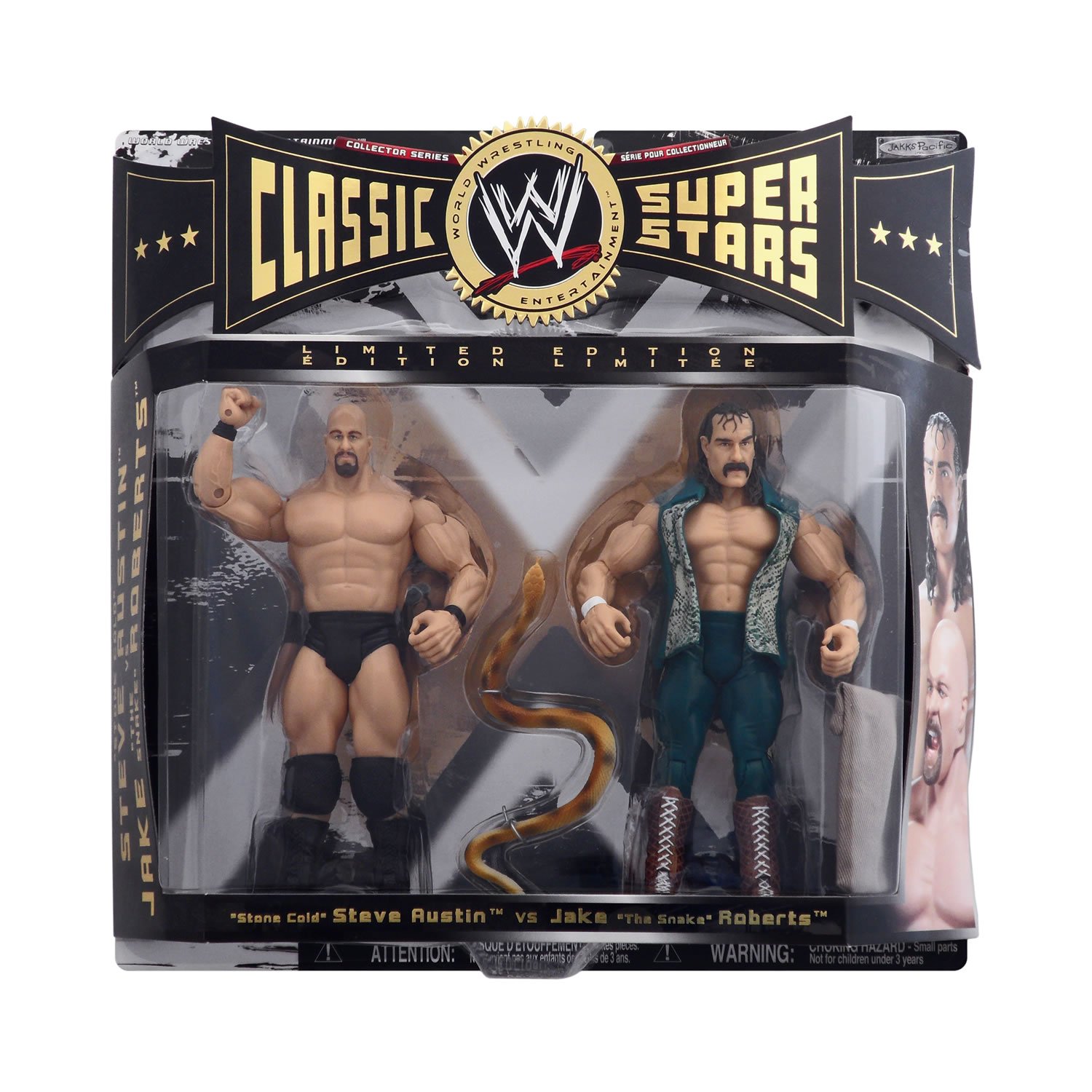 Amazon.com: WWE CLASSIC SUPER STARS STEVE AUSTIN AND JAKE